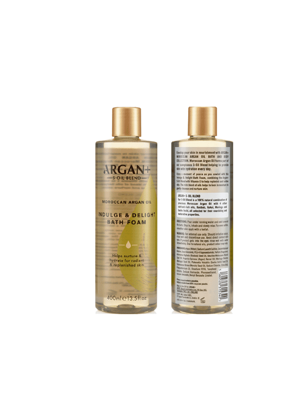 ARGAN+ NOURISHING BODY BATH FOAM WITH MOROCCAN ARGAN OIL