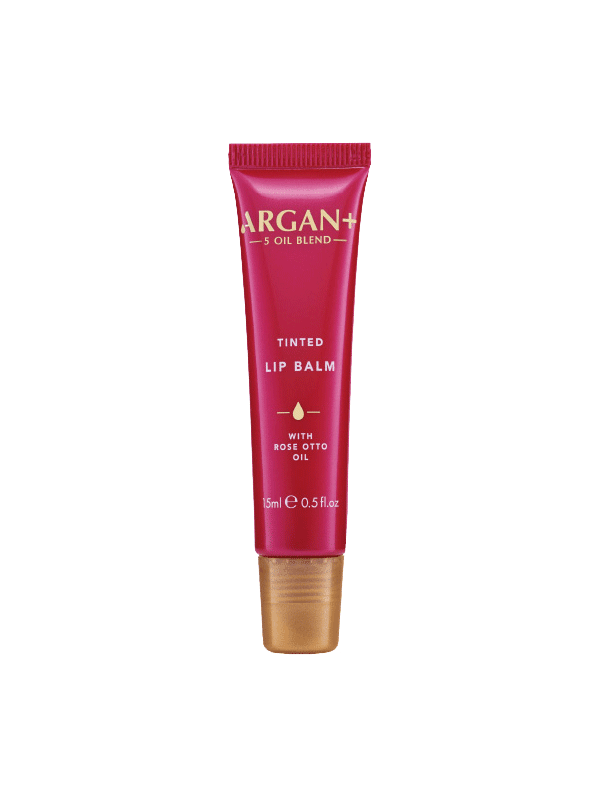 ARGAN+ TINTED LIP BALM WITH ROSE OIL 15 ML