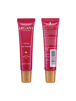 ARGAN+ TINTED LIP BALM WITH ROSE OIL 15 ML