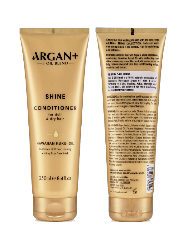 ARGAN+ SHINE-ENHANCING CONDITIONER FOR DULL, DULL AND DRY HAIR 250 ML