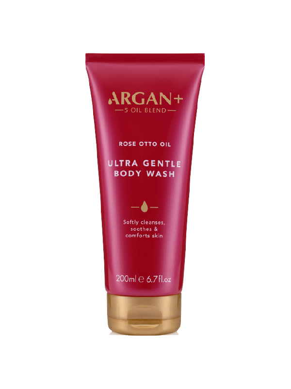 ARGAN+ ULTRA MOISTURIZING BODY WASH FOR DRY SKIN WITH ROSE OIL 200ML