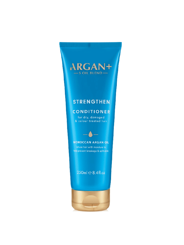 ARGAN+ STRENGTHENING CONDITIONER WITH MOROCCAN OIL FOR DEHYDRATED AND DAMAGED HAIR ENDS 250 ML
