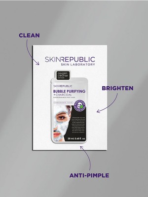 Bubble Purifying + Charcoal Face Mask Sheet