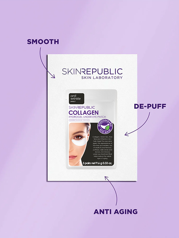 Collagen Hydrogel Under EyePatch (3 Pairs)