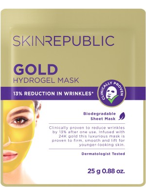 Gold Hydrogel Face Mask