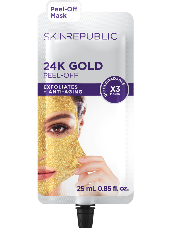24K Gold Peel-Off Face Mask(3 Applications)